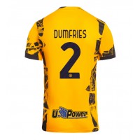 Camisa de time de futebol Inter Milan Denzel Dumfries #2 Replicas 3º Equipamento 2024-25 Manga Curta